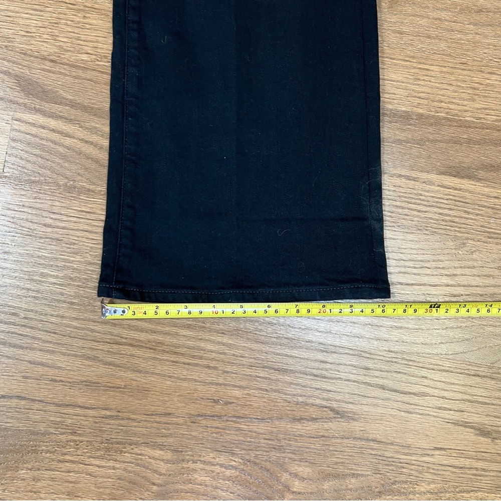J. Crew Black High-Rise Wide Leg Jeans Sz 24P - Picture 14 of 14